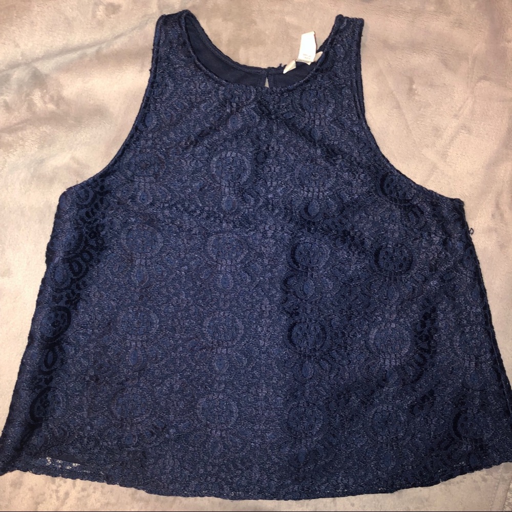 Navy blue shirt